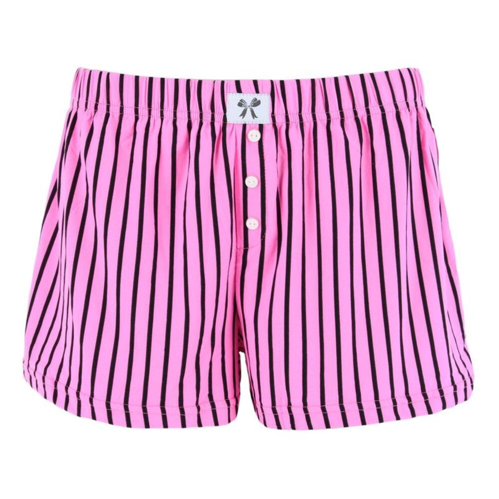 CTM Women's Patterned Pajama Boxer Style Short by Roll Outta Bed